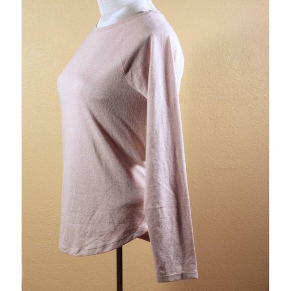 St John's Bay Active Women's Long-Sleeve Knit Top Peach Size M NWT - Picture 2 of 7